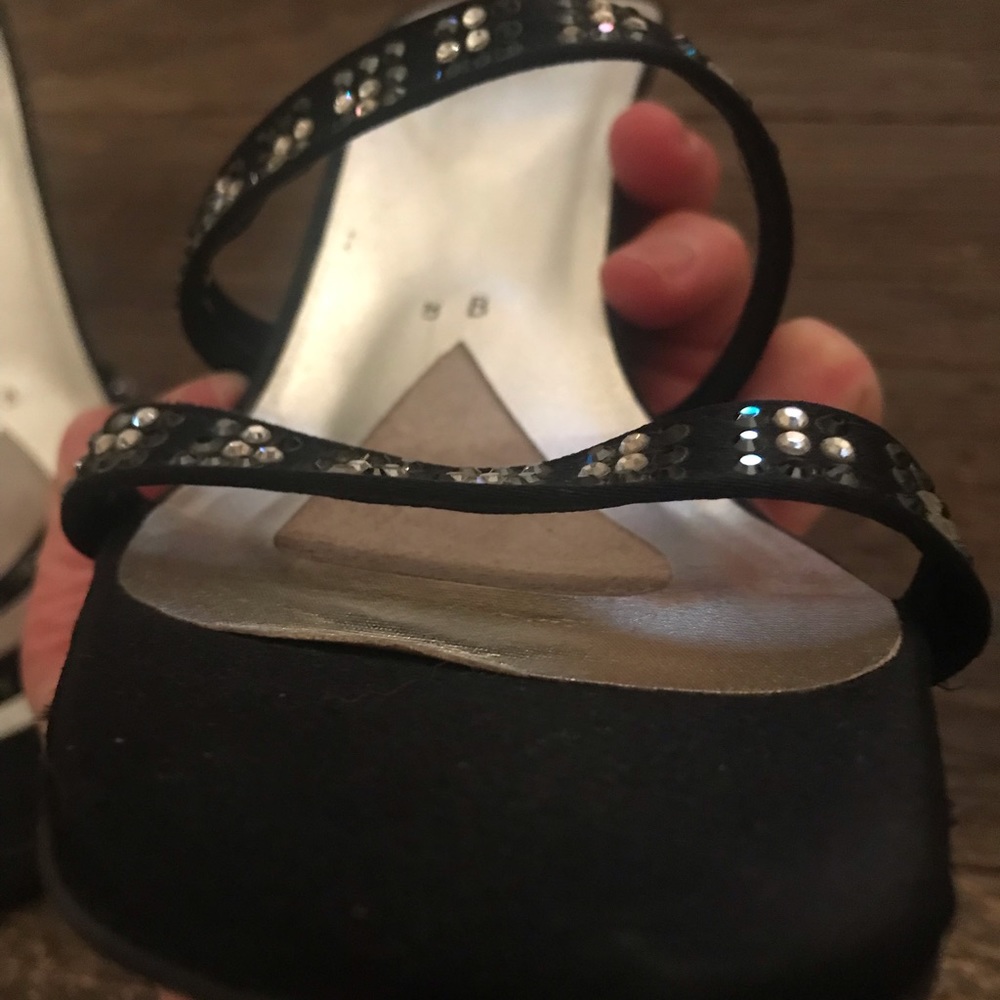 Stuart Weitzman Rhinestone Sandals - Picture 7 of 8